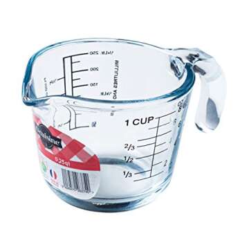 Durable Ôcuisine Arcuisine Measuring Jug – 0.25L Borosilicate Glass