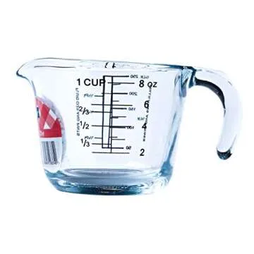 Durable Ôcuisine Arcuisine Measuring Jug – 0.25L Borosilicate Glass