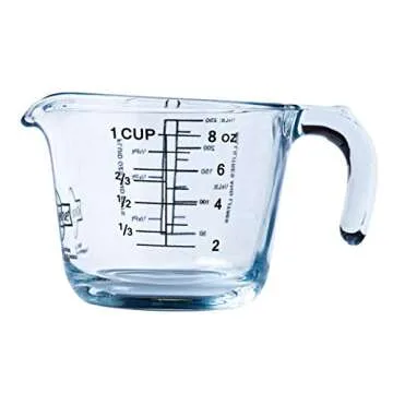 Durable Ôcuisine Arcuisine Measuring Jug – 0.25L Borosilicate Glass