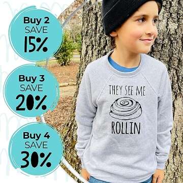 Taylor Collage, Long Sleeve Unisex Kids' Sweatshirt, Unisex Graphic Sweatshirt, Shirts with Sayings, Heather Gray or Mauve (S, Mauve)