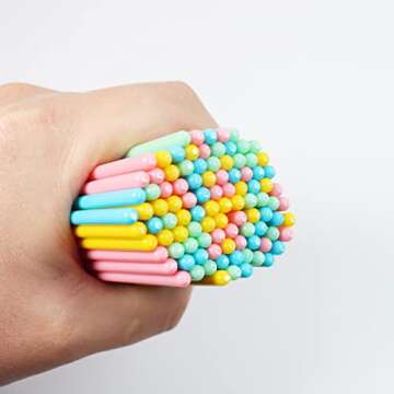 100 Pcs Disposable Makeup Lip Brushes in Mixed Colors