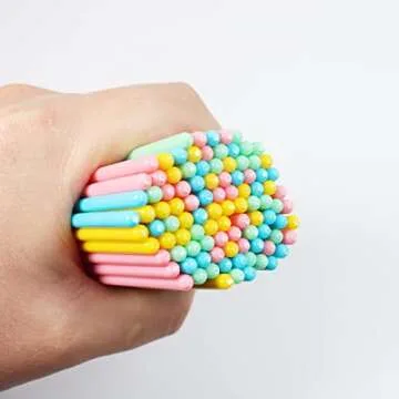 100 Pcs Disposable Makeup Lip Brushes in Mixed Colors