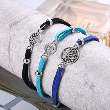 LOYALLOOK 18Pcs Anklet Bracelets for Women Ankle Chain Turtle Wave Anklet Beach Ankle Bracelets Foot Jewelry for Women