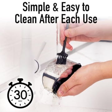 Zulay Stainless Steel Garlic Press Rocker - Premium Mincer Set