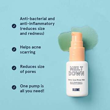 BLUME Self Care Gift Box & Bundle | Organic & Natural | Daydreamer Face Wash| Meltdown Acne Treatment Oil | Hug me Natural Deodorant for women| Great Gift