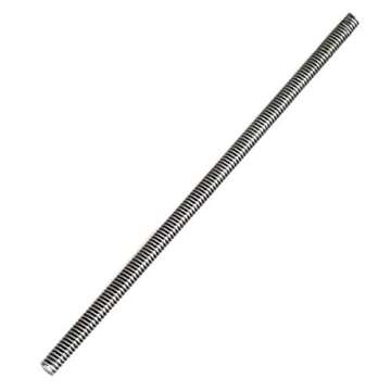 Small Parts 18-8 Stainless Steel Fully Threaded Rod, Meets DIN 975, M5-0.8 Thread Size, 1 m Length, ...