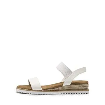 DREAM PAIRS Womens Open Toe Espadrilles Dressy Ankle Straps Wedges Sandals
