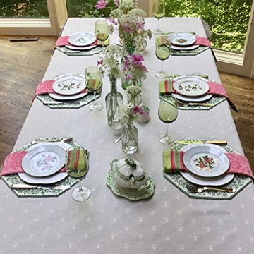 Amelie Michel French Quilted Placemat - Elegant Dining Decor