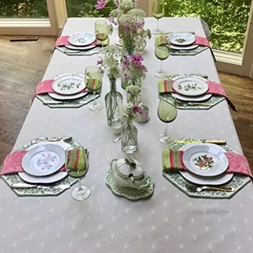 Amelie Michel French Quilted Placemat - Elegant Dining Decor