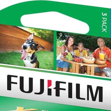 Fujifilm 600022183 Fujicolor 400 Color Negative Film 36 exposures (3 Pack)