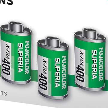 Fujifilm 600022183 Fujicolor 400 Color Negative Film 36 exposures (3 Pack)