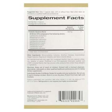 California Gold Nutrition LactoBif® 30 Probiotics for Gut Health