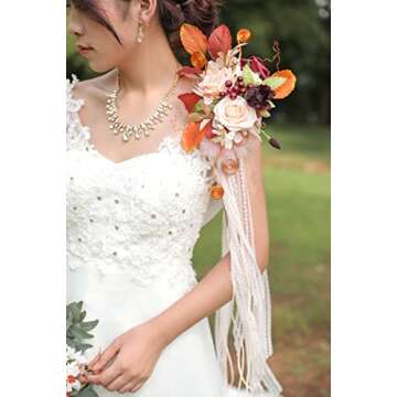 HIMIFOLO Artificial Wedding Flowers Combo Box Set for DIY Centerpieces Arrangements Bridal Bouquet Table Chair Decor Baby Shower Cake Decor Flower Strips Home Decorations