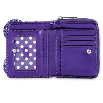 Disney Parks Loungefly Purple Potion Minnie Wallet