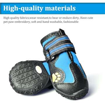CovertSafe& Dog Boots for Dogs Non-Slip, Waterproof Dog Booties for Outdoor, Dog Shoes for Medium to...