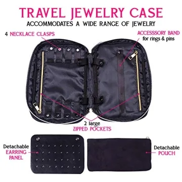 Ms. J Travel Jewelry Organizer for Easy Jewelry Storage