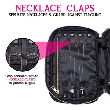 Ms. J Travel Jewelry Organizer for Easy Jewelry Storage