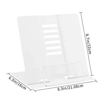 Adjustable Honagu Book Stand - Portable Reading Holder