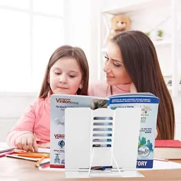Adjustable Honagu Book Stand - Portable Reading Holder