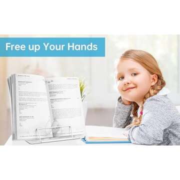 Adjustable Honagu Book Stand - Portable Reading Holder