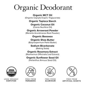 Truvani Organic Aluminum Free Deodorant for All