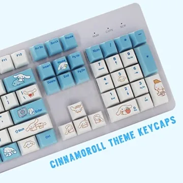 Sanri0 Cinnamoroll Blue Keycaps for Mechanical Keyboards