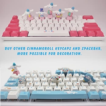 Sanri0 Cinnamoroll Blue Keycaps for Mechanical Keyboards
