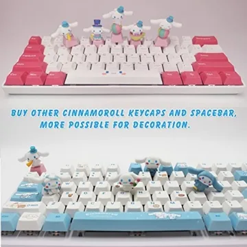 Sanri0 Cinnamoroll Blue Keycaps for Mechanical Keyboards