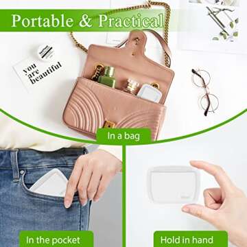 Portable Pill Organizer for Vitamins and Medications