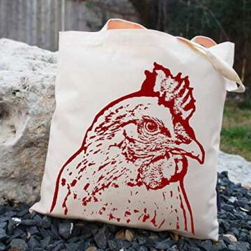 Pet Studio Art Rachel the Chicken Tote Bag