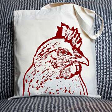 Pet Studio Art Rachel the Chicken Tote Bag