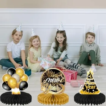 New Year Honeycomb Centerpieces for Stylish Decor