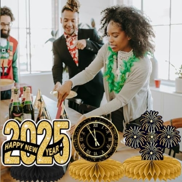 New Year Honeycomb Centerpieces for Stylish Decor