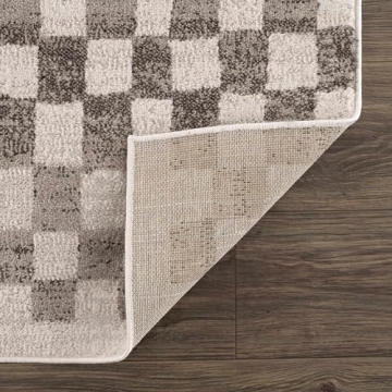 Hauteloom Modern Checkered Area Rug - 2' x 3' Durable Elegance