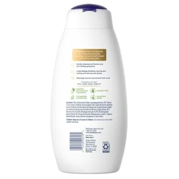NIVEA Coconut and Almond Milk Body Wash with Nourishing Serum, 20 Fl Oz Bottle