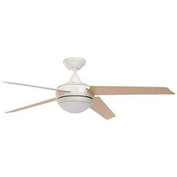 Hunter Fan Company, 59073, 52 inch Sonic White Ceiling Fan with LED Light Kit and Handheld Remote
