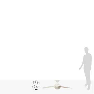 Hunter Fan Company, 59073, 52 inch Sonic White Ceiling Fan with LED Light Kit and Handheld Remote