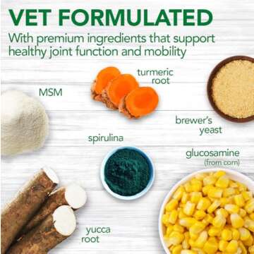 Vet's Best Advanced Hip & Joint Dog Supplements | Formulated with Glucosamine and Chondroitin to Support Dog Joint and Cartilage Health (3165810242)