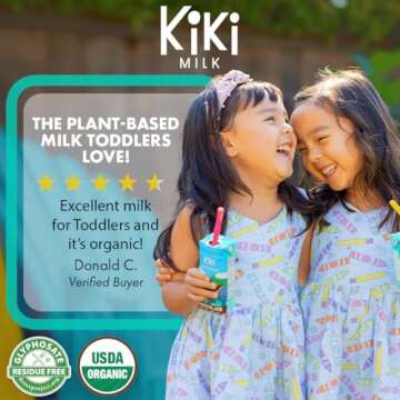 Kiki Milk - Organic Unsweetened Plant-Based Milk 32 oz