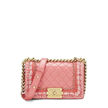 Chanel Pre-Loved Pink Boy Bag - Luxury Handbag