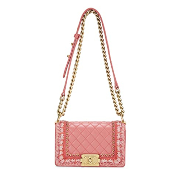 Chanel Pre-Loved Pink Boy Bag - Luxury Handbag