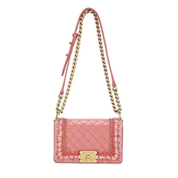 Chanel Pre-Loved Pink Boy Bag - Luxury Handbag