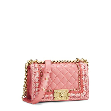 Chanel Pre-Loved Pink Boy Bag - Luxury Handbag