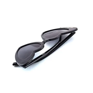 JUSLINK Heart Shaped Sunglasses Women Retro Cat Eye UV400