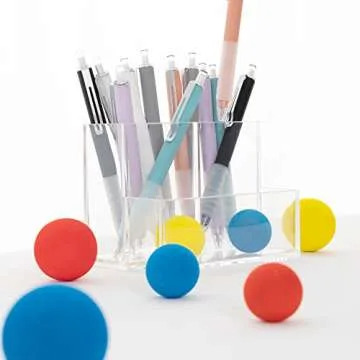 AZGO Ballpoint Pens Black Retractable Ink Writing Pen Office 0.7mm Ball Point Pen for Journaling (12-count)