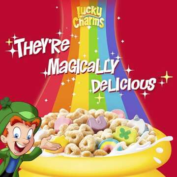 Lucky Charms Cereal with Marshmallows and St. Patrick's Day Leprechaun Trap, 14.9 oz