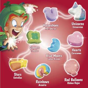 Lucky Charms Cereal with Marshmallows, Gluten Free, Large Size