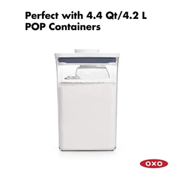 OXO Good Grips 1/2 Cup Scoop Clear Durable Dishwasher Safe