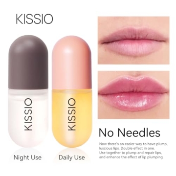 KISSIO Lip Plumper Set for Natural Lip Enhancement
