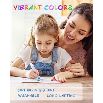 Creative Dustless Chalk for Kids - Safe Vibrant Drawing Set